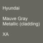 Preview: Hyundai, Mauve Gray Metallic (cladding), XA.